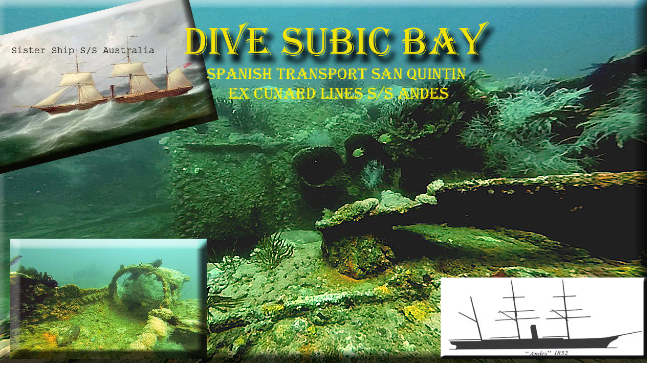 freelance writer for scuba diving topics. this is San Quintin Previously S/S Andes Cunard Lines