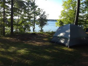 Wellesley Island State Park camping site A47